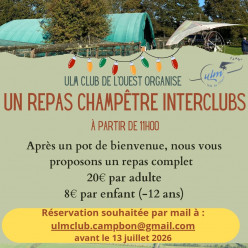 Un repas champêtre interclubs